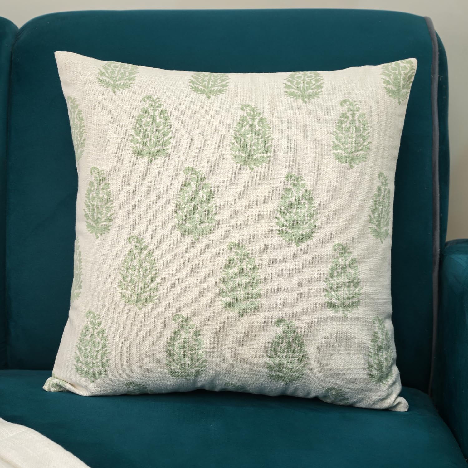 ABSTRACT INDIA Cotton Cushion Covers for Sofa & Bed Set of 1