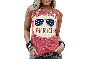 American Flag Tank Tops: Patriotism in Style for Women in the USA