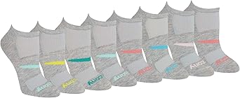 Saucony Women's RunDry Performance Super Lite No-Show Athletic Socks, (8 Pairs)