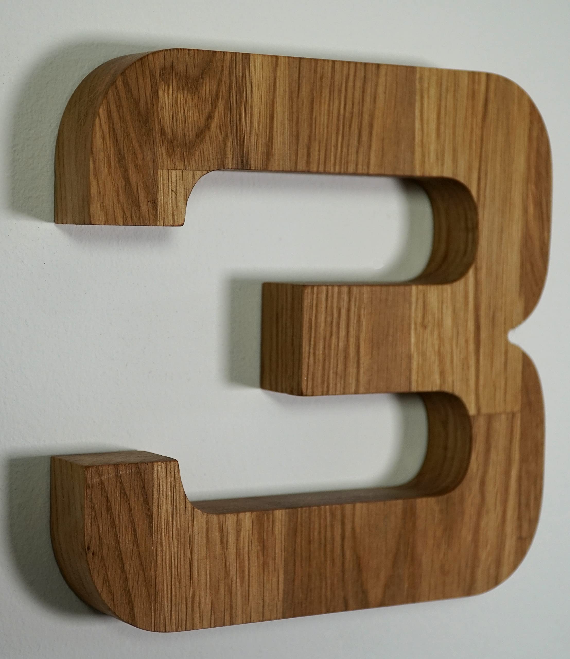 FLEXISTYLE Muurklok doe-het-zelf hout eiken lamellen grote wandklok 3D modern design ecologisch decoratieve klok voor kantoor, woonkamer, slaapkamer (XXL 100 cm, bruin, zwarte wijzers