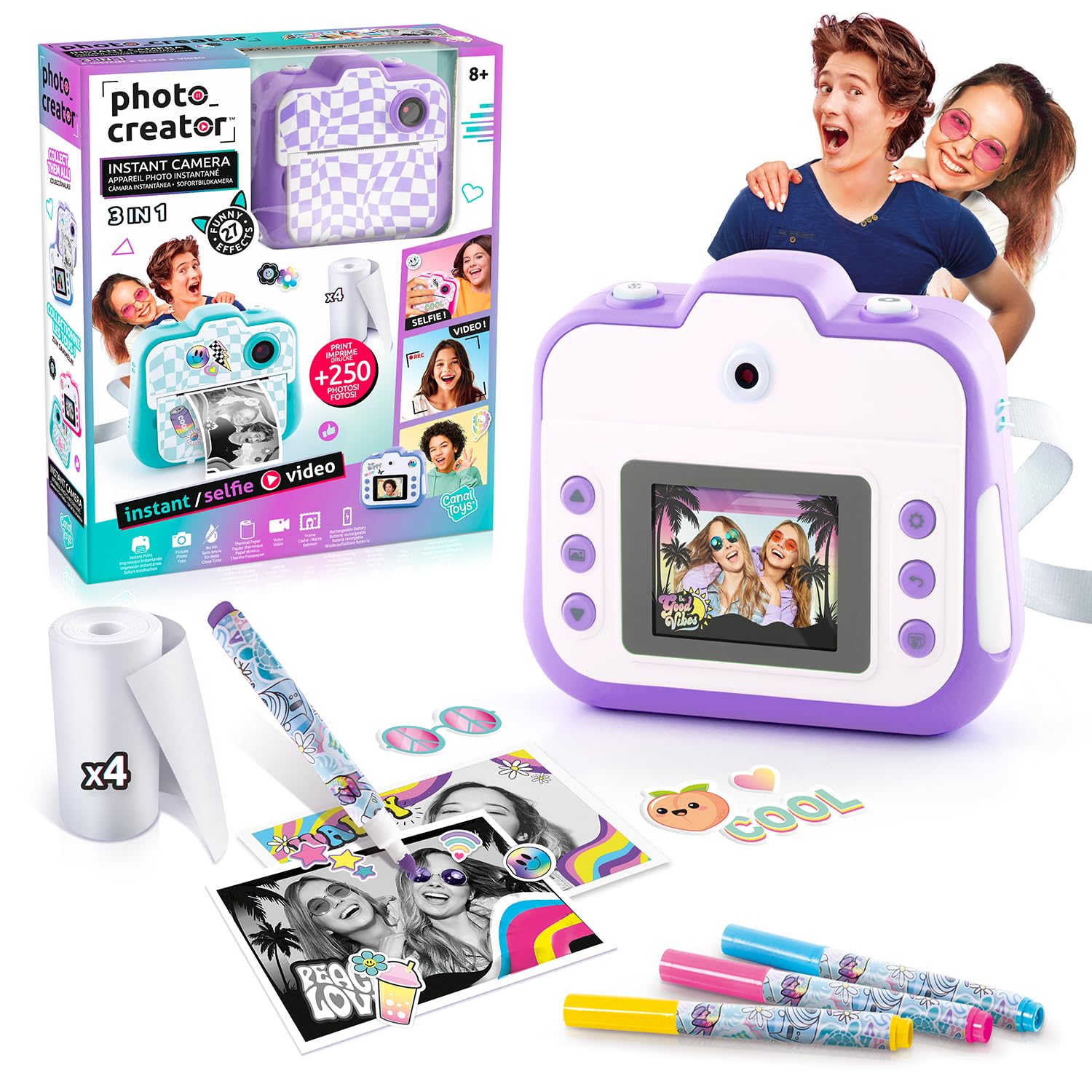 Canal Toys - Creator - Cámara Instantánea con +250 Fotos