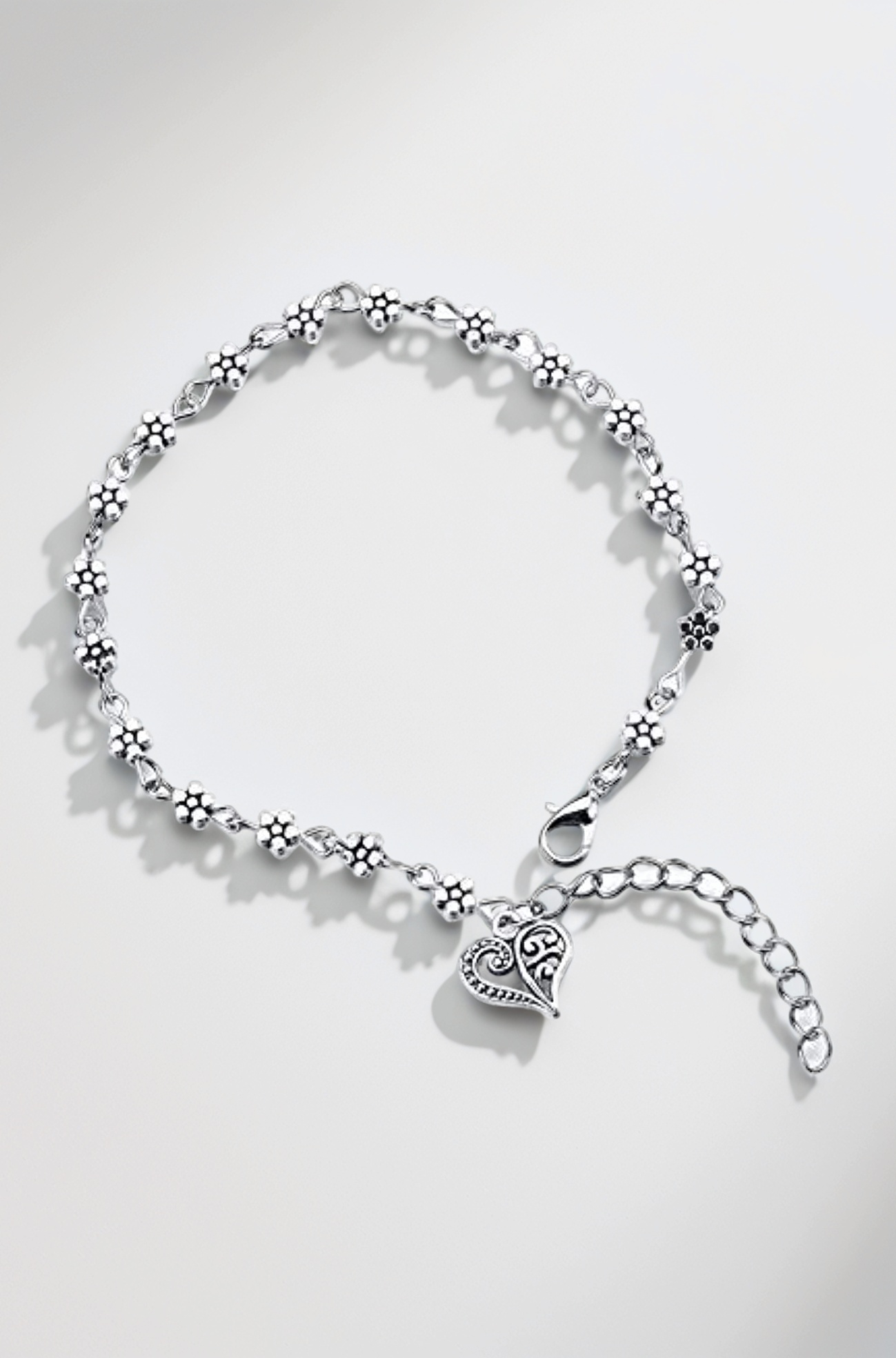 Yellow Chimes Bracelet for Women and Girls Blue Crystal Bracelets for Women | Silver Toned Blue Crystal Bracelet for Girls | Birthday Gift for Girls and Women Anniversary Gift for Wife