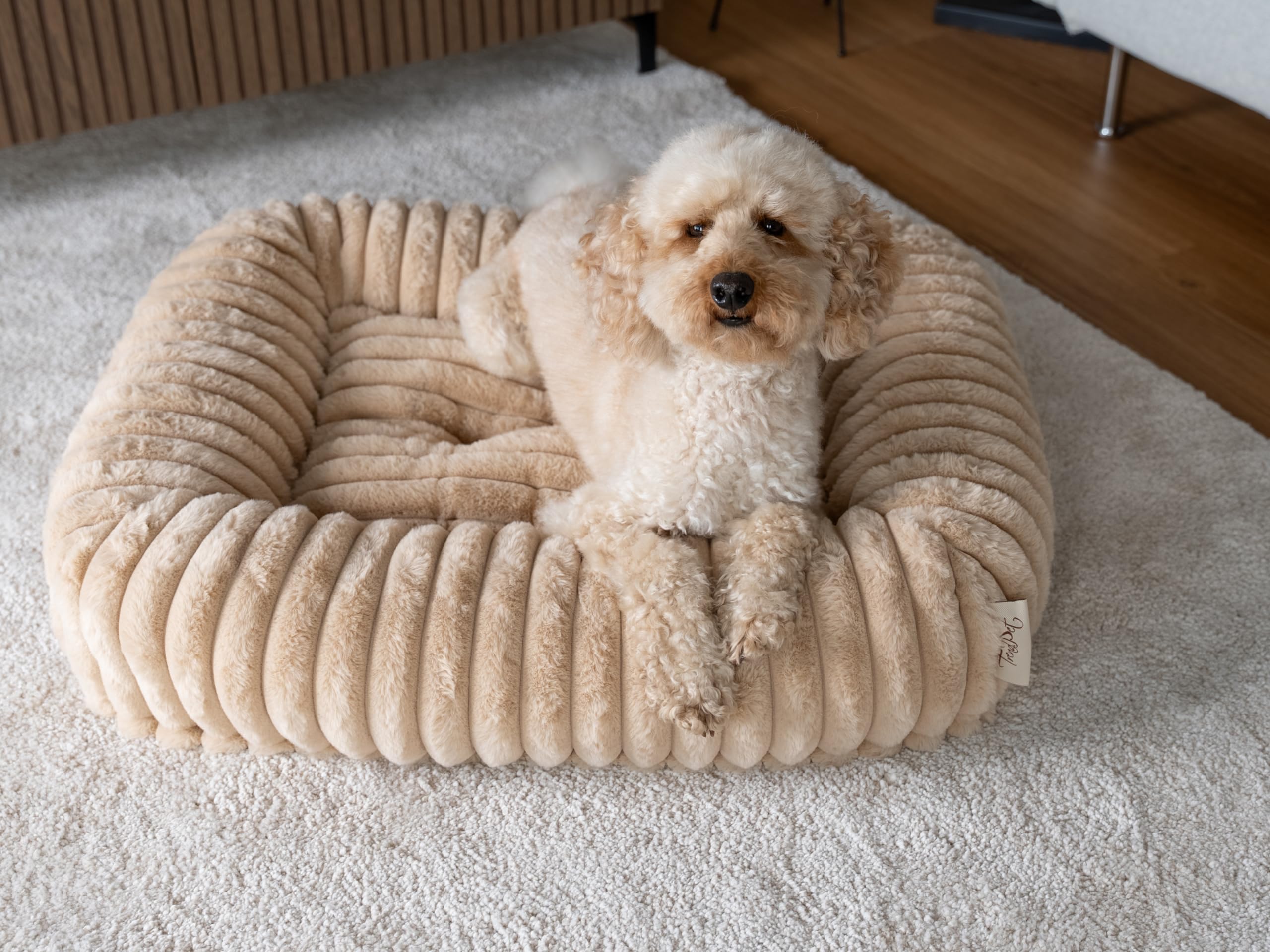 TrendPet Biscuit Cube, Hundebett (Caramel, M)