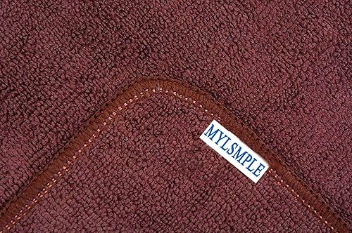 Miniatura 2 de MYLSMPLE Paquete de 12 paños de limpieza de microfibra sin rayas de cocina paños de cocina paños de cocina 120 x 120in cielo