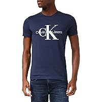 Calvin Klein Uomo T-Shirt Maniche Corte Core Monologo Slim Fit