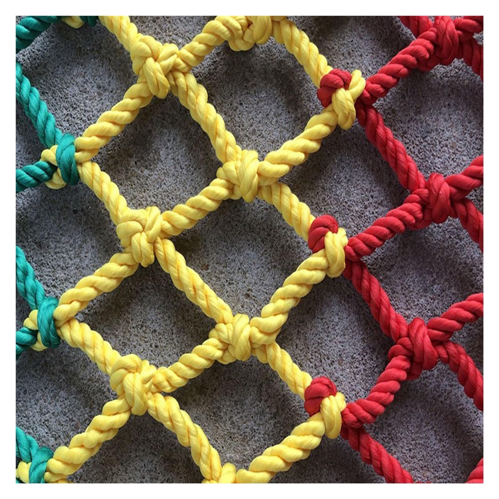 Heavy Du Sports Safe Net – Rete in corda resistente per arrampicata all'aperto, giochi e attività – protezione perfetta per bambini e animali domestici