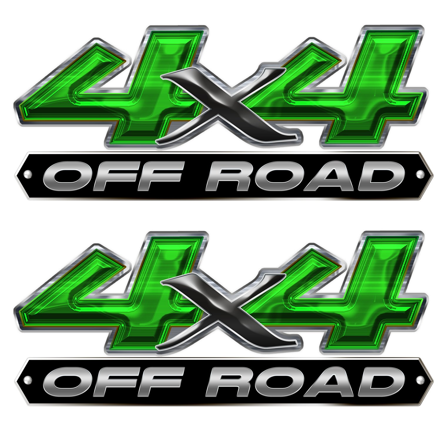 4x4 Emerald Off Road 2 Pack Decal #FE413
