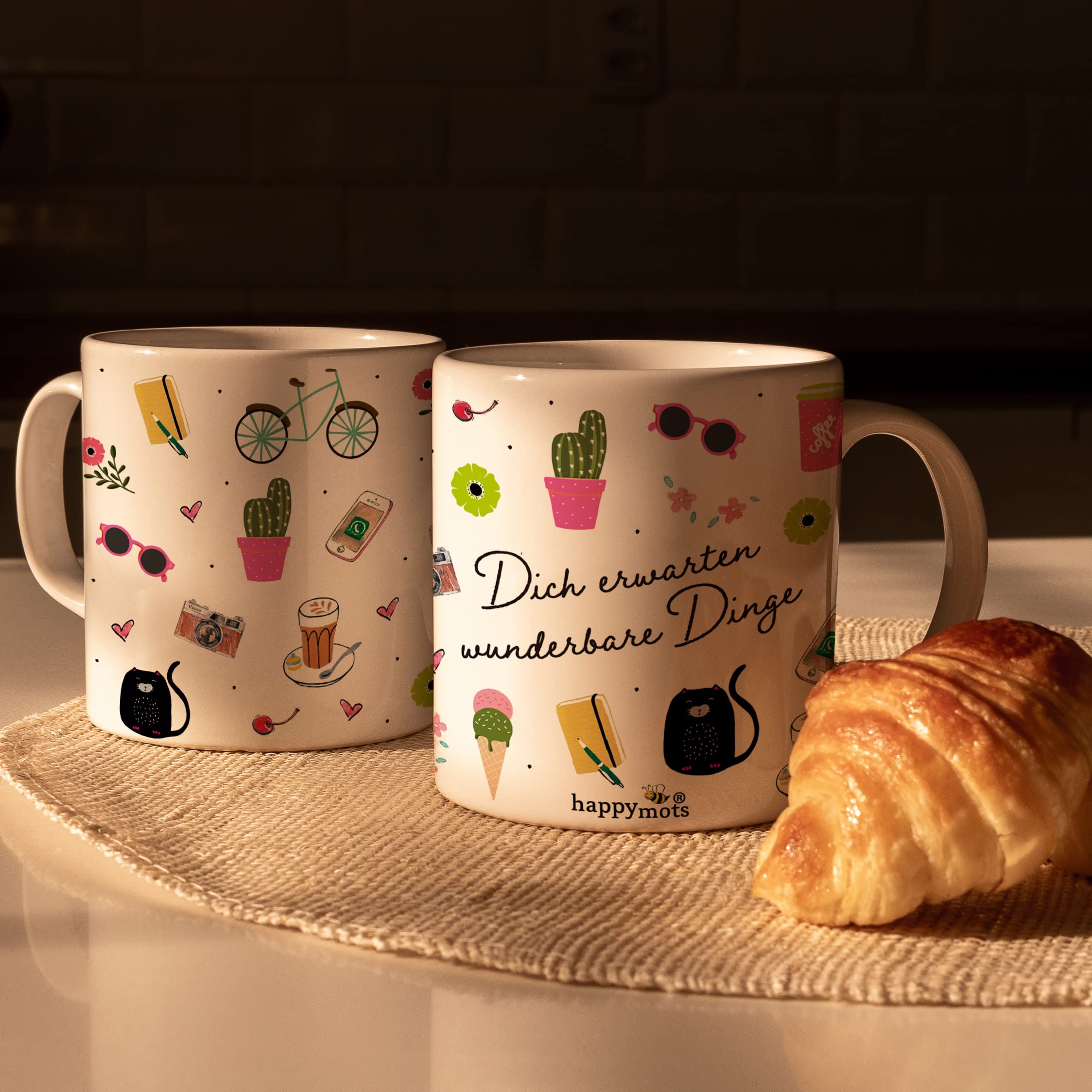 HappyMots Opa Tasse Aus Hochwertiger Keramik – Lustiger Spruch, Mikrowellen- & Spülmaschinenfest, 330 Ml