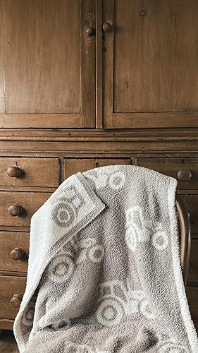 Miniatura 7 de Tractor - Manta suave para niños, manta moderna para niños pequeños, manta acogedora de viaje para niños