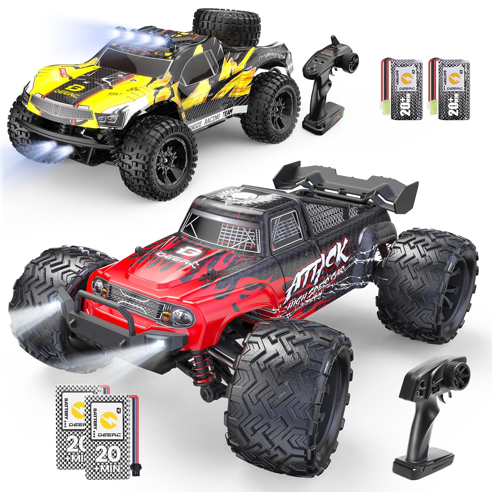 DEERC Bruthed RC Cars for Kids Age 8-12