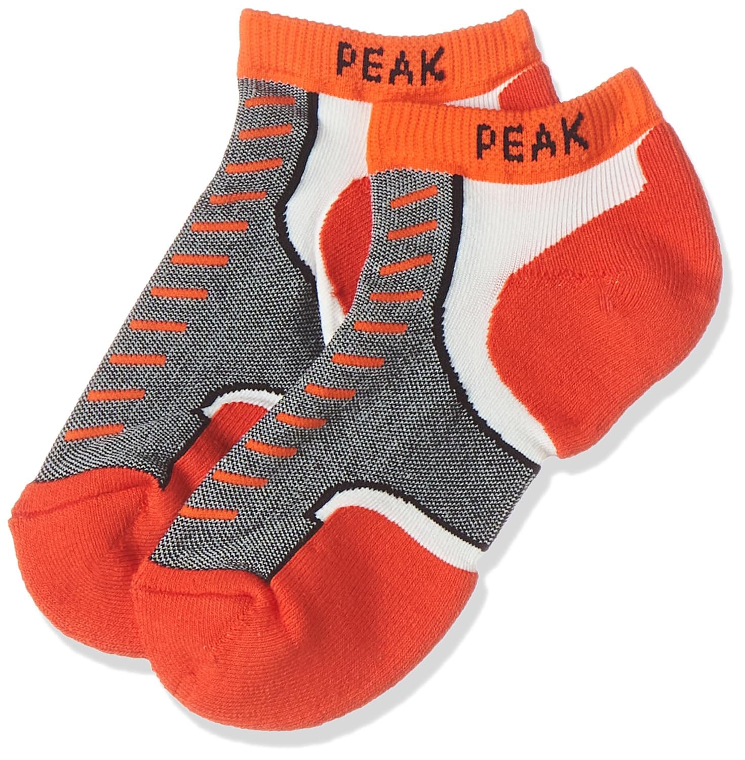 PeakW153131 Low Cut Running Socks for Men, Orange