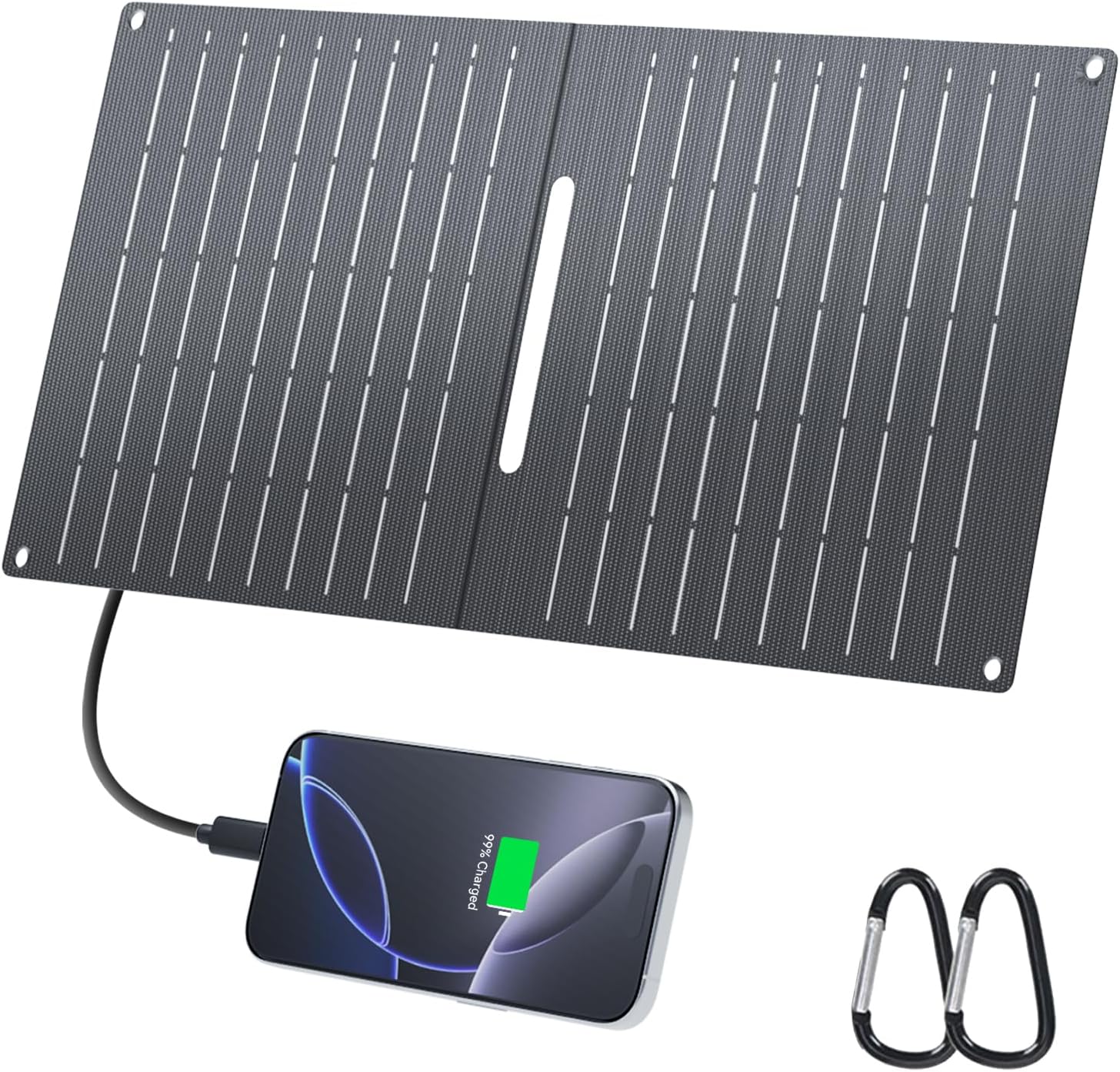 Ecosonique 15W Small Solar Charger Panels with USB C USB A Fast Charging Foldable Emergency Power Panels for Camping Backpacking Compatible with Cell Phone, iPhone, Samsung Galaxy, Google Pixel, LG Ecosonique 15W Small Solar Charger Panels with USB C USB A Fast Charging Foldable Emergency Power Panels for Camping Backpacking Compatible with Cell Phone, iPhone, Samsung Galaxy, Google Pixel, LG