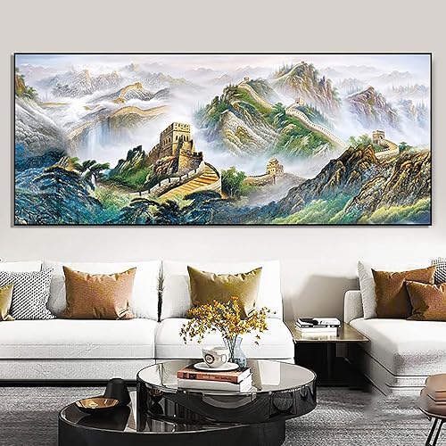 Vista 3 de Instarry Kits de pintura de diamantes 5D para adultos, gran tamaño, taladro completo, diamantes de imitación, punto de cruz, decoración de sala