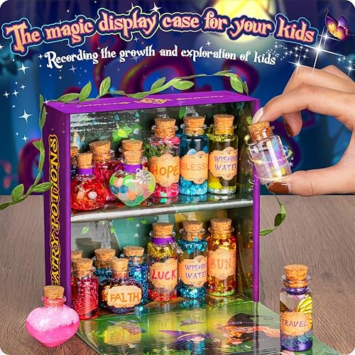 Miniatura 3 de Alritz Kit de pociones de hadas, kit de mezcla mágica, 20 botellas, regalos de Navidad, adornos, manualidades, regalos de Navidad, cumpleaños