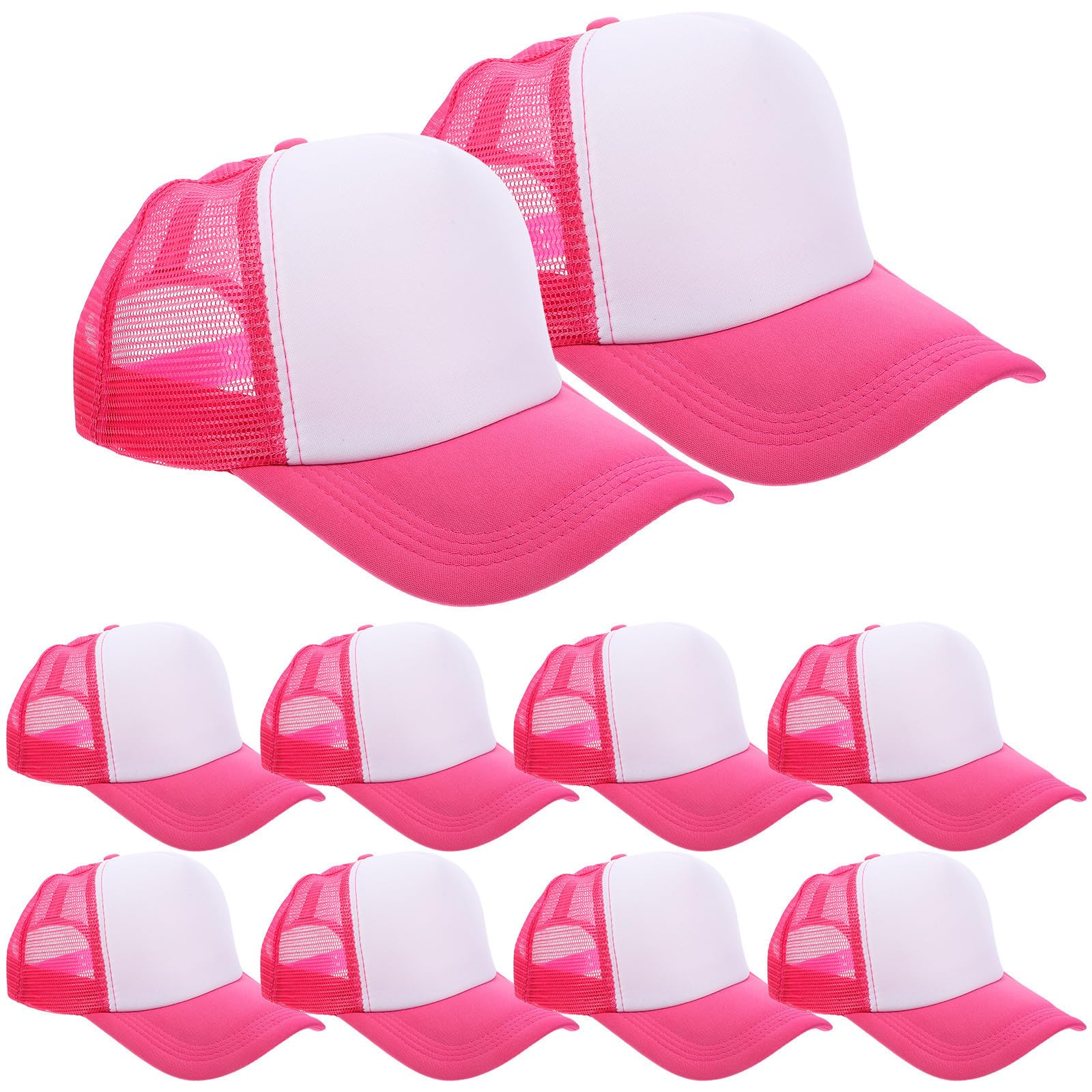 Gorra de béisbol transpirable unisex de poliéster y malla 8