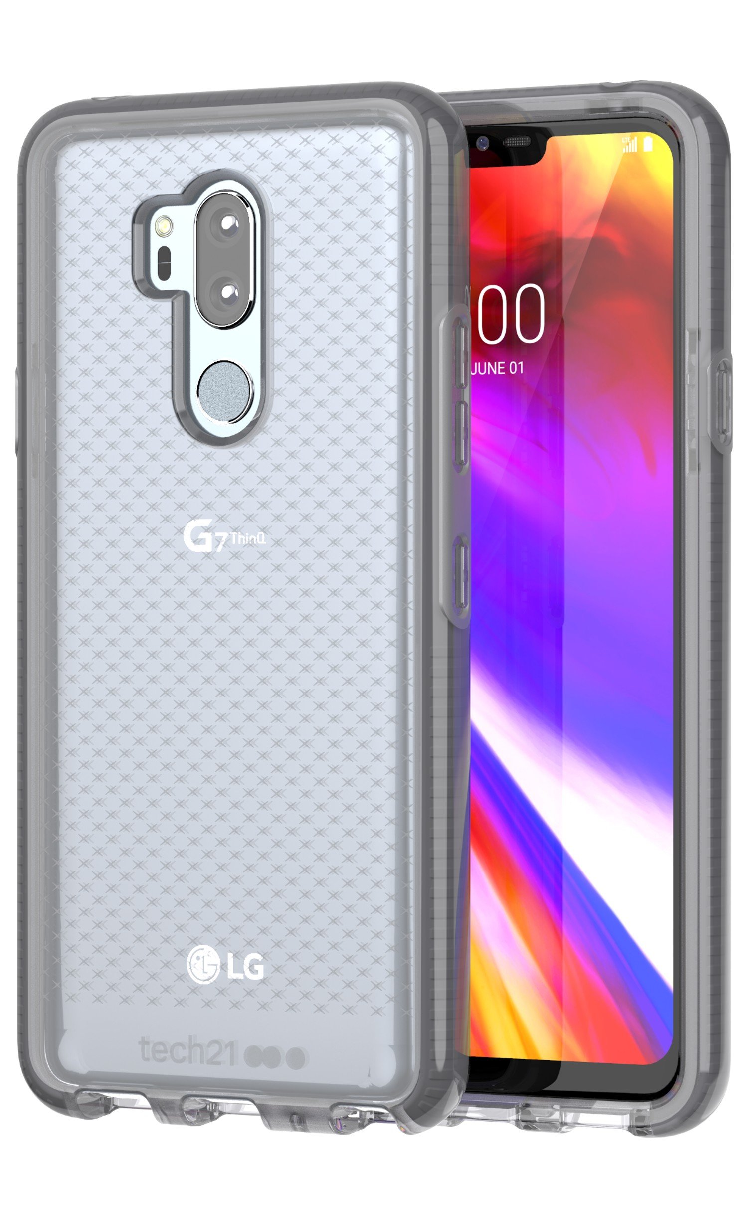 Tech21 Evo Check for LG G7 ThinQ - Mid-Grey