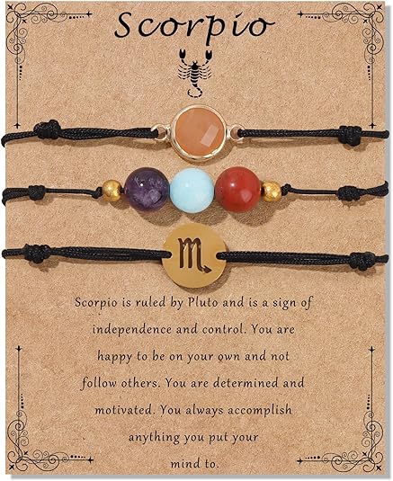 Zodiac Birthstone Bracelet for Women 8mm Natural Stone Bracelet Healing Crystals Jewelry Birthday Gift