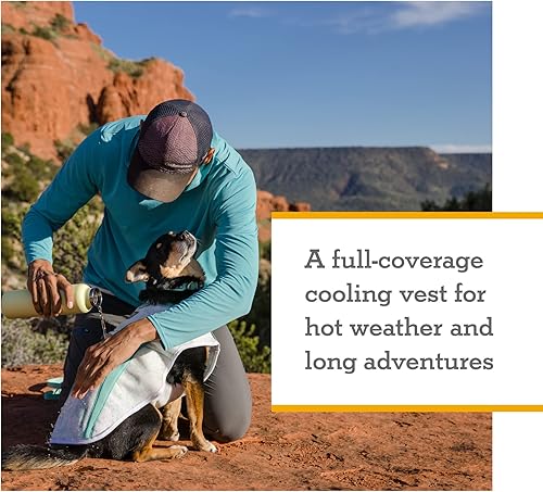 Miniatura 3 de RUFFWEAR, Chaleco enfriador de pantano para perro, enfriamiento evaporativo para climas cálidos, compatible con la mayoría de arneses, verde salvia,