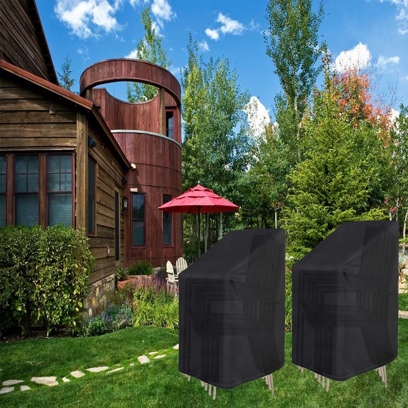 Housse De Canapé D'Extérieur, Imperméable Et Résistante, Grande Couverture De Barbecue En Tissu
