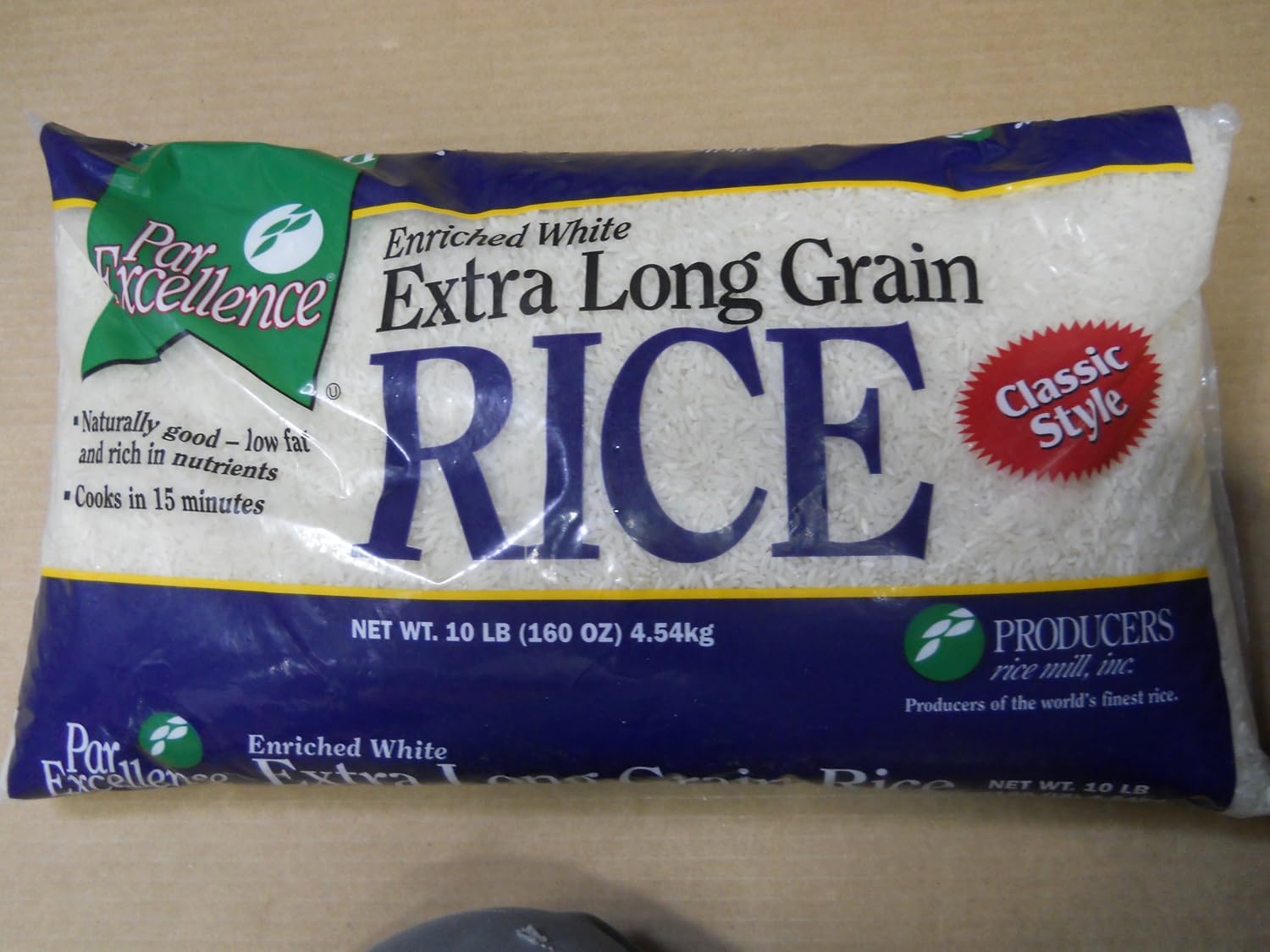 Producer's Producers Rice ParExcellence Premium Long Grain Rice, 10 Lbs (160 Oz),, ()