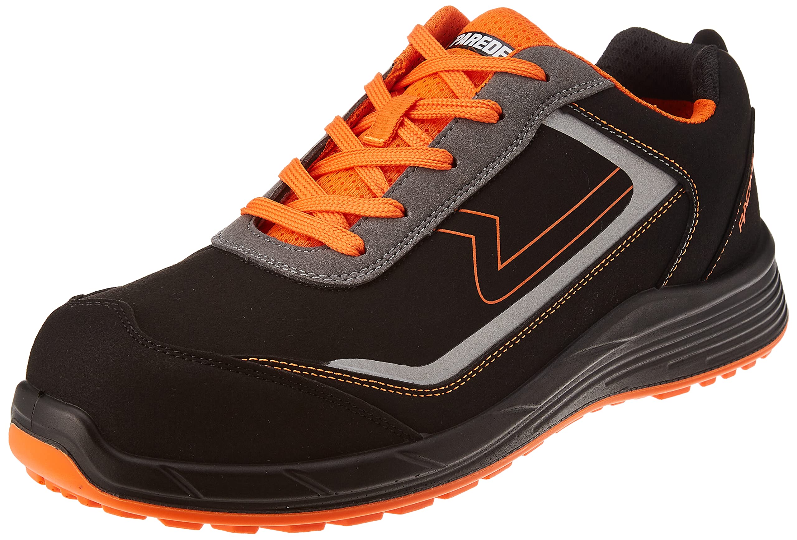 Paredes Deportivo Hamilton - S3 Ci HI ESD SRC - Color Negro y Naranja- Talla 41