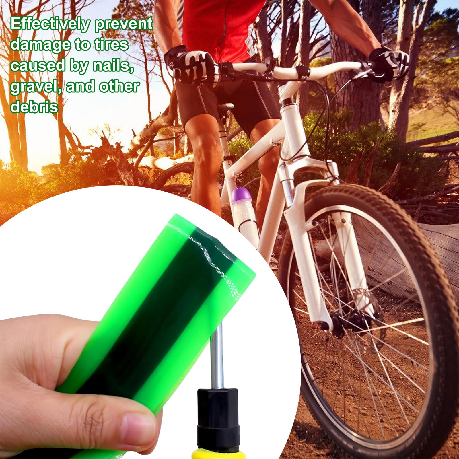 Fodera Pneumatici Bicicletta, 4 Pezzi Sottostrato Anti-Foratura Del Nastro per Mountain Bike, Rivestimento per Pneumatici Anti Foratura Compatibile con 26 29 Pollici 700c Per Bici da Corsa Mtb