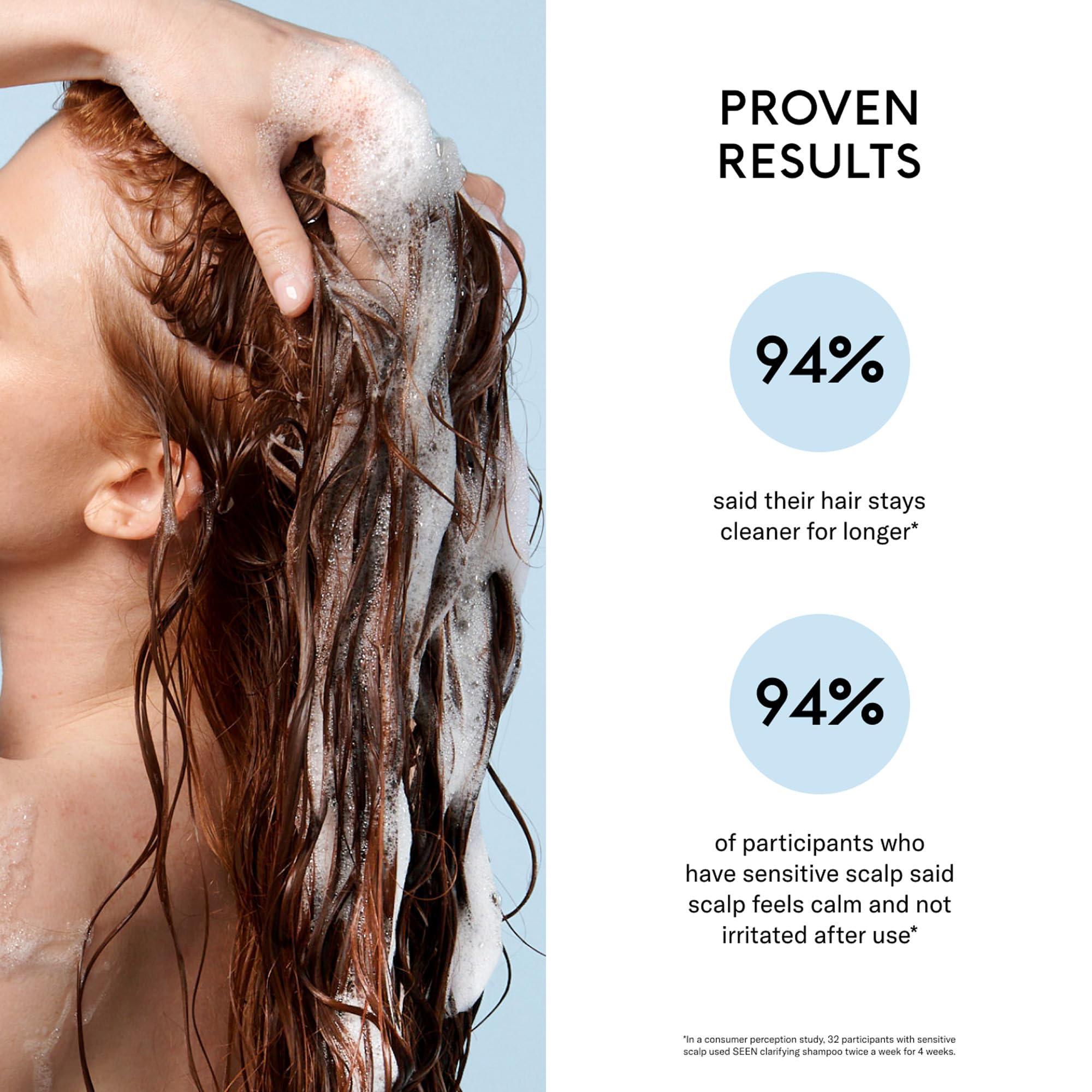 SEEN Scalp Clarifying Shampoo – Gentle Deep Cleansing Hair Shampoo