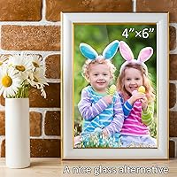 Vista 5 de Queekay Paquete de 20 Láminas de Acrílico Transparente de 4" x 6" Paneles de Plástico Fundido Transparente con Papel Protector para Proyectos