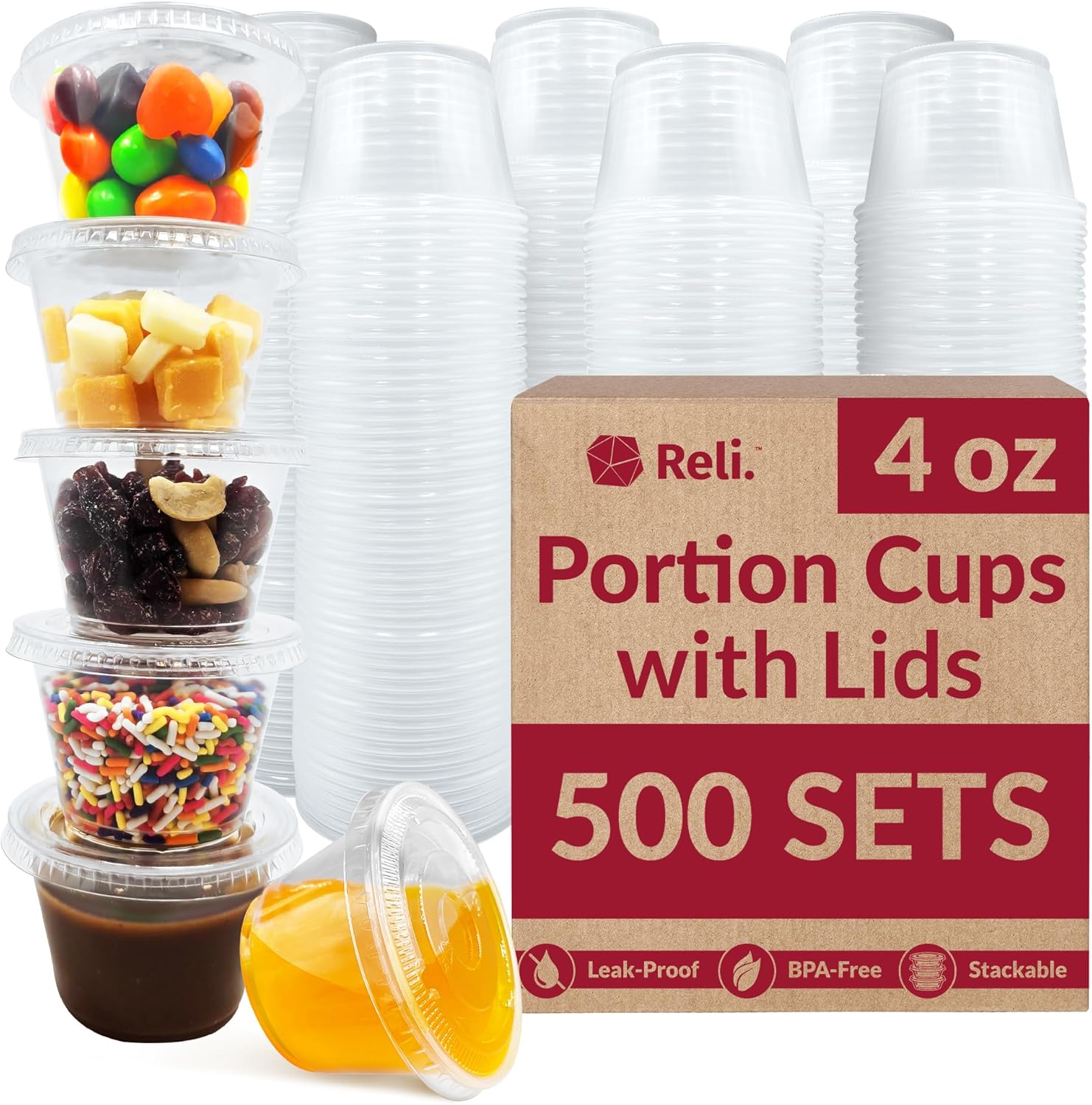 Reli. 4oz Portion Cups 500 cspk