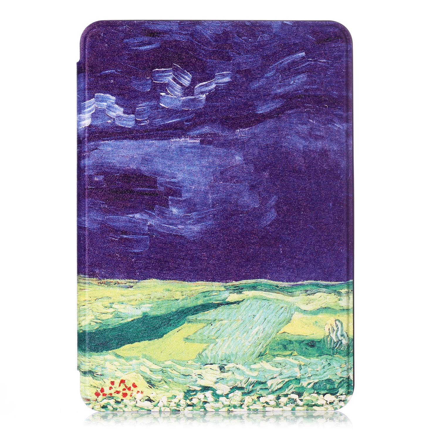 HBS PU Painted, Lightweight, Leather Smart Cover, Case for All New Kindle Paperwhite 2018 Release with Auto Wake/Sleep (Starry Sky)