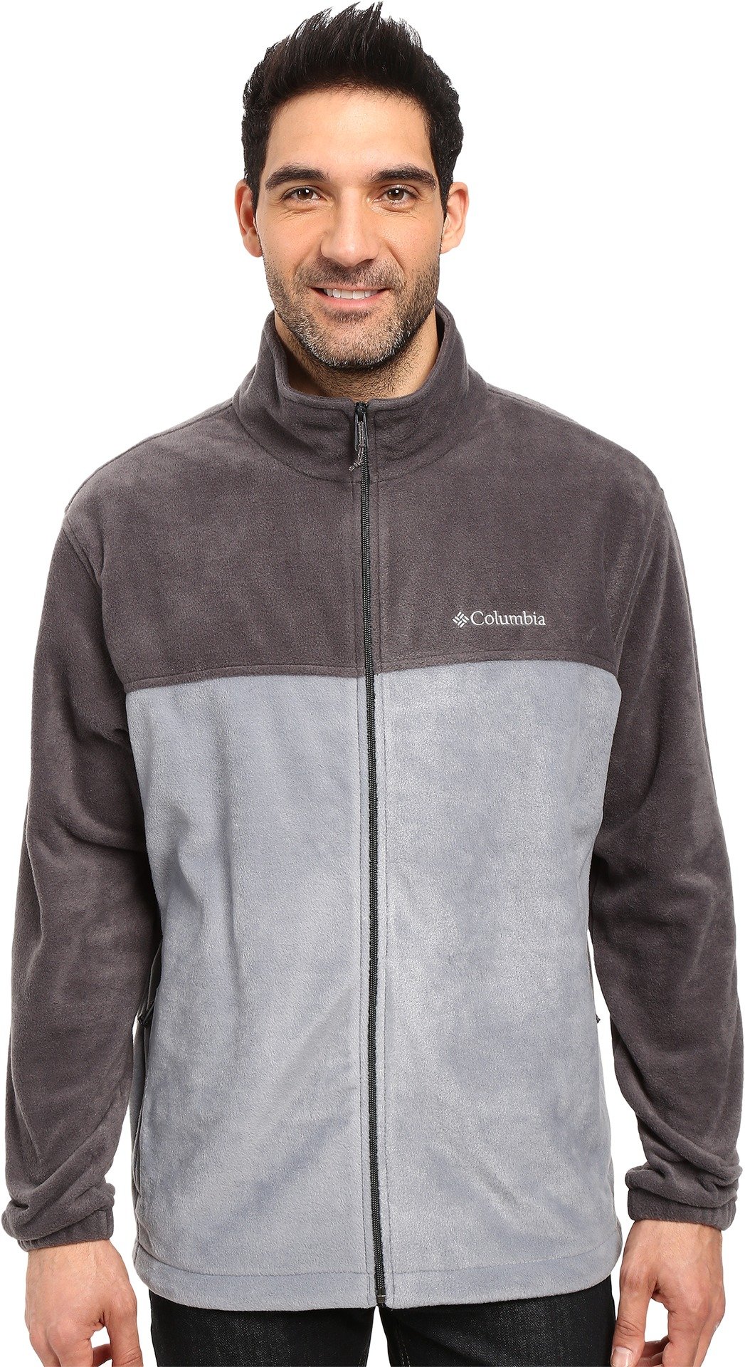 Columbia Herren Steens Mountain Full Zip 2.0 Sweater Fleecejacke, Hai/Graue Esche, 1X