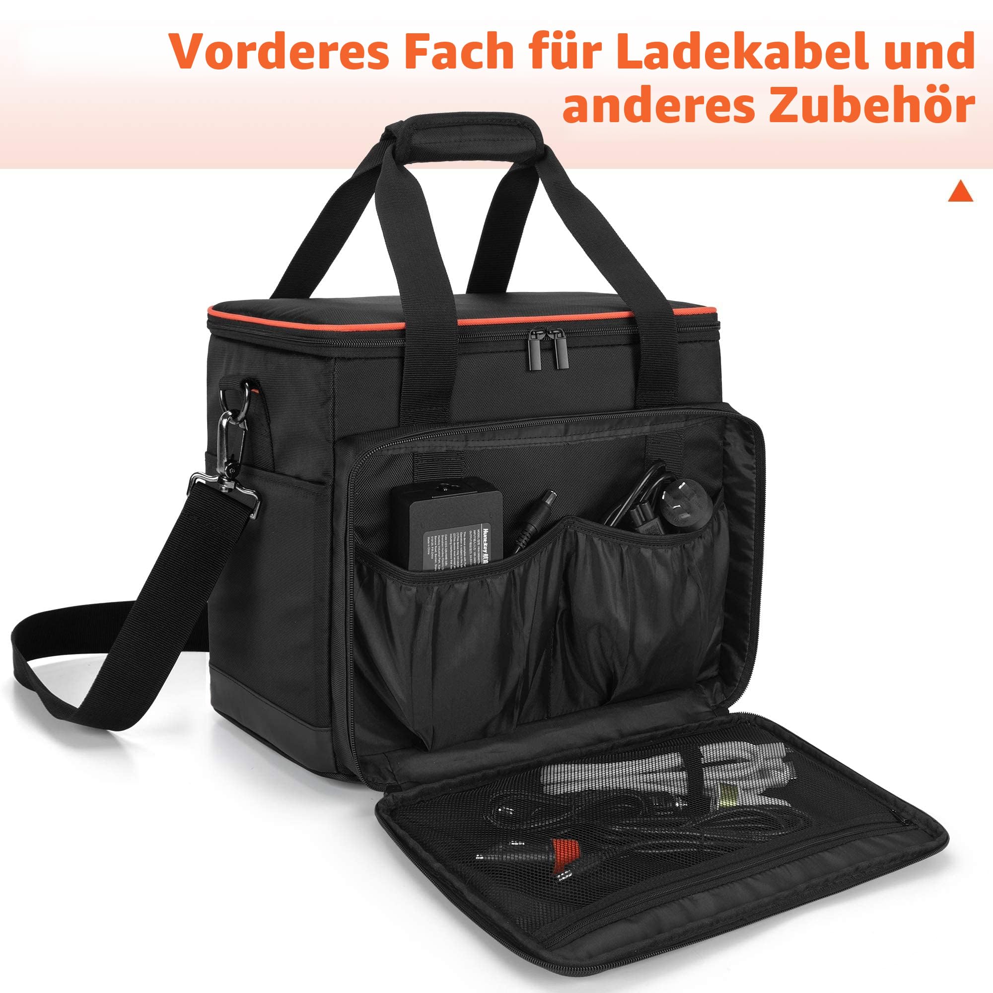 Trunab Generator Tasche, Kompatibel mit Jackery Explorer 160/240/300/500/1000 & ALLPOWERS S300/R600/R700/Anker SOLIX C1000, Tragbares Kraftwerk