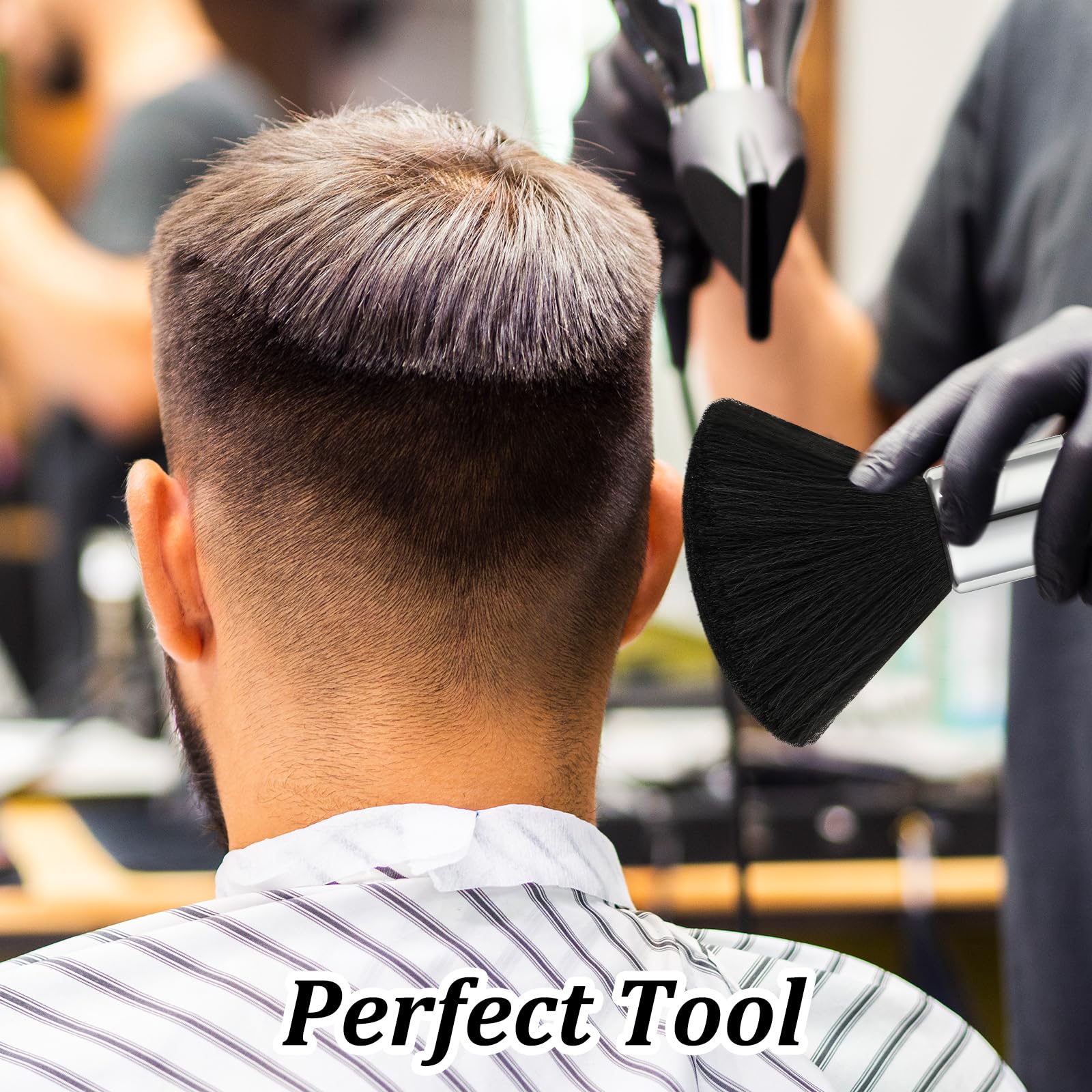Friseur Bürste Nackenpinsel Friseur Salon Friseurbürste Friseurzubehör Nackenpinsel Mit Griff Barber Neck Duster Brush Professionelle Barber Brush Für Friseursalon Abbürsten Haaren