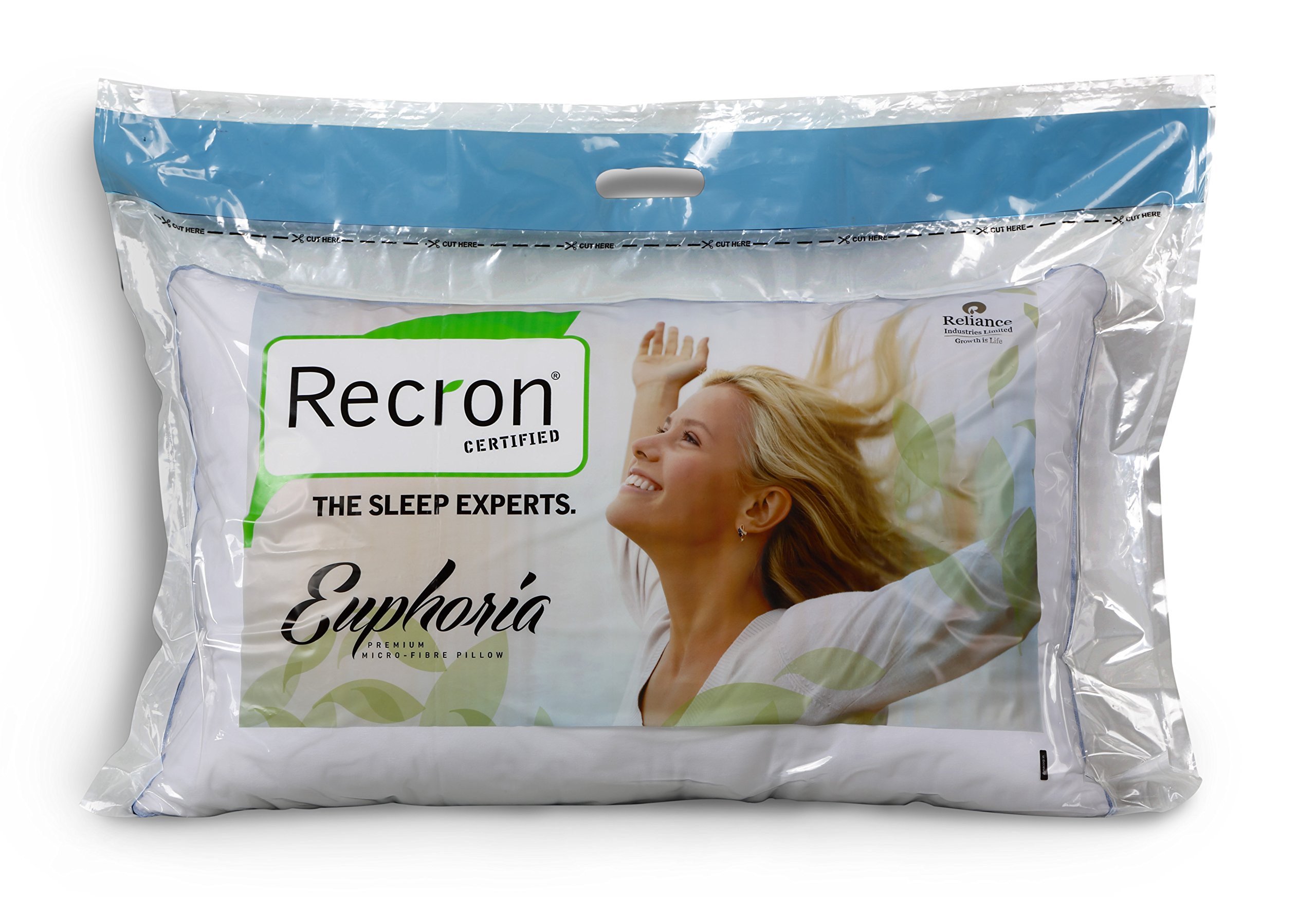 White Euphoria Pillow (Pillow 17" X 27")