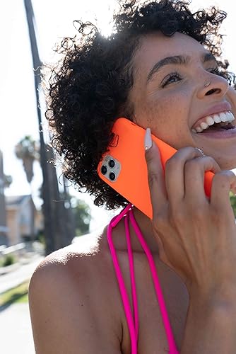 Miniatura 6 de FELONY CASE - Funda para iPhone 12 Pro Max, elegante funda naranja neón para iPhone - Funda protectora a prueba de golpes de 360 diseñada para