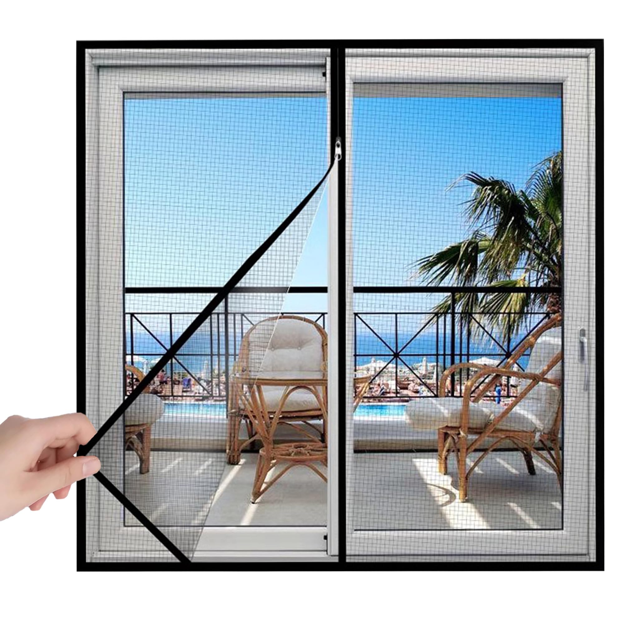 XXIUDEE Custom Size Protective Window Mesh for Cat Cat Safety Net