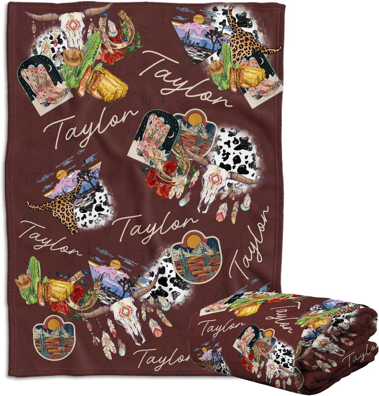 Western Blankets for Girls, Baby Cowboy Blankets