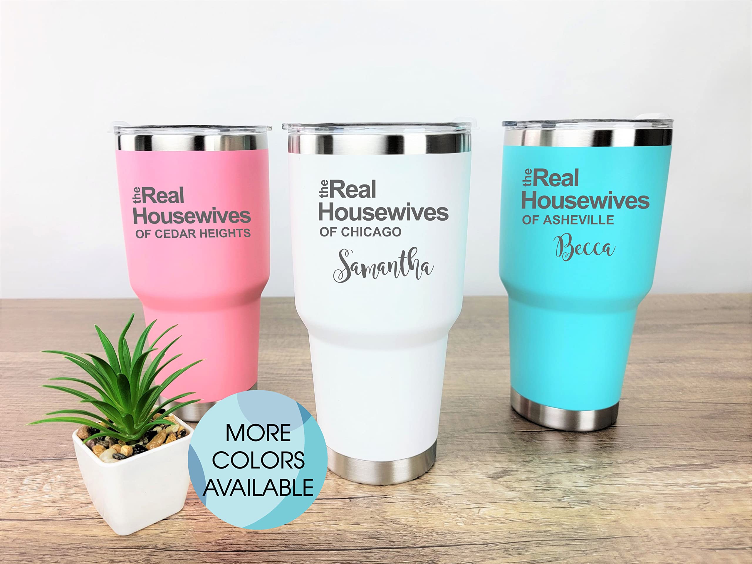 the Real Housewives of Your City Vacuum Insulated 30 ounce Tumbler with Lid