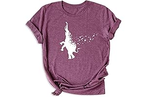 Charming Elephant T-Shirt: A Quirky and Adorable Expression of Love for Elephants