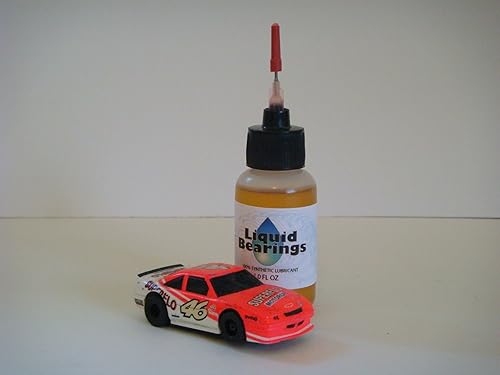 Miniatura 2 de Rodamientos líquidos, aceite 100% sintético para todos los coches de ranura a escala HO, hace que los autos sean más rápidos!