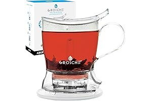 GROSCHE Aberdeen Tea Infuser Teapot & Smart Tea Maker - BPA-Free, Drip-Free Design