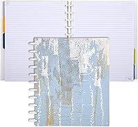 Vista 112 de Talia - Cuadernos de notas con tapas, planificador, personalizables, (Floral azul, Junior 18633 (5.5 pulgadas x 8.5 pulgadas))