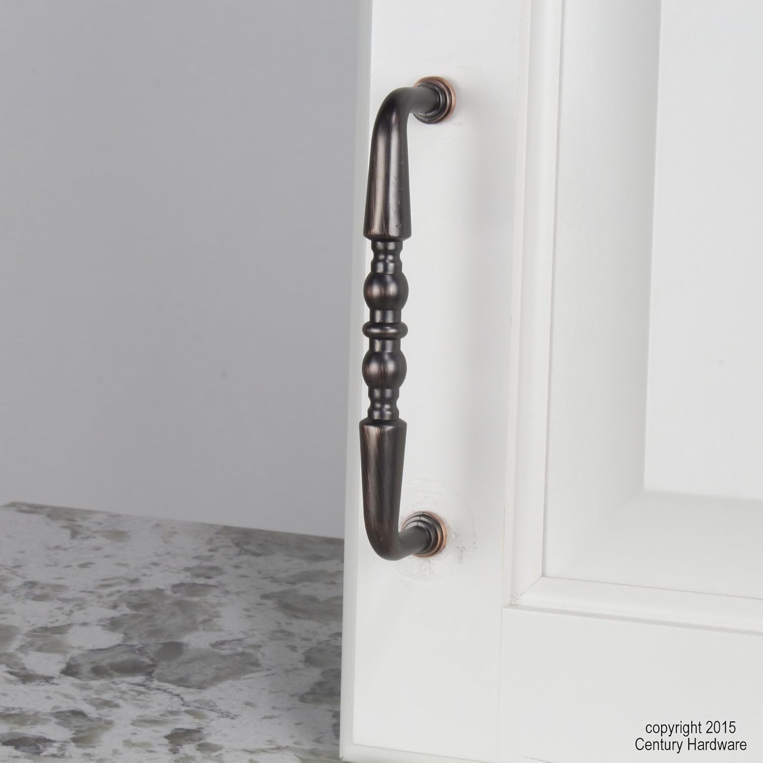 Century Cabinet Pull, Pack of 250, Antique Bronze with Copper, Drawer Pull, Cabinet Hardware Pull, Furniture Pull, 4 Inch (102mm) cc, Lisbon, 21537-AZC