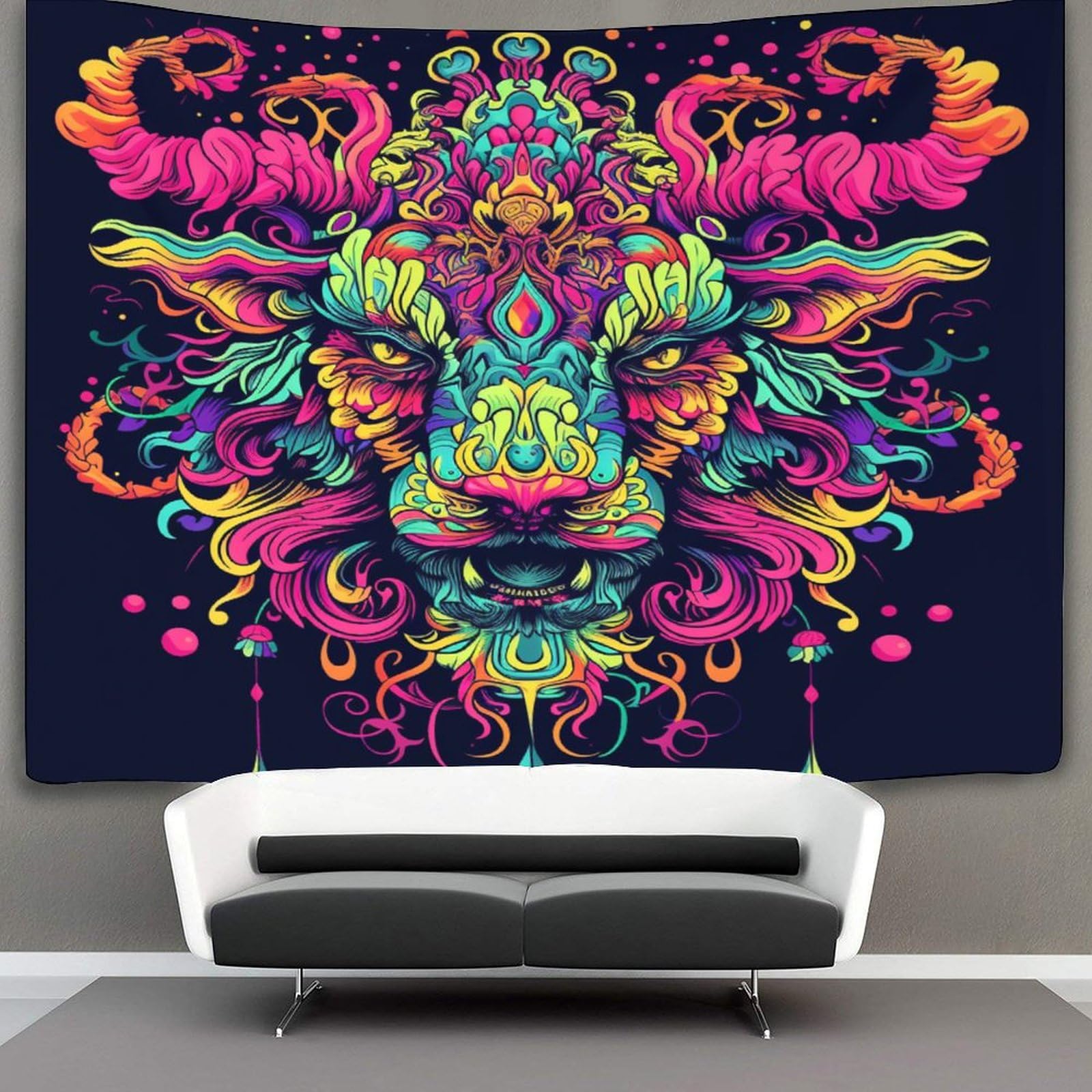 kaiyun Graffiti Art Tapestry Bedroom Aesthetic Indie Wall Room Decor Animal Wall Hanging,Wall Art 150cmx200cm