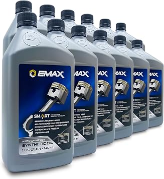 EMAX Smart Oil - 12 Quart Case Piston Compressor Synthetic Oil - OILEXPIS102C