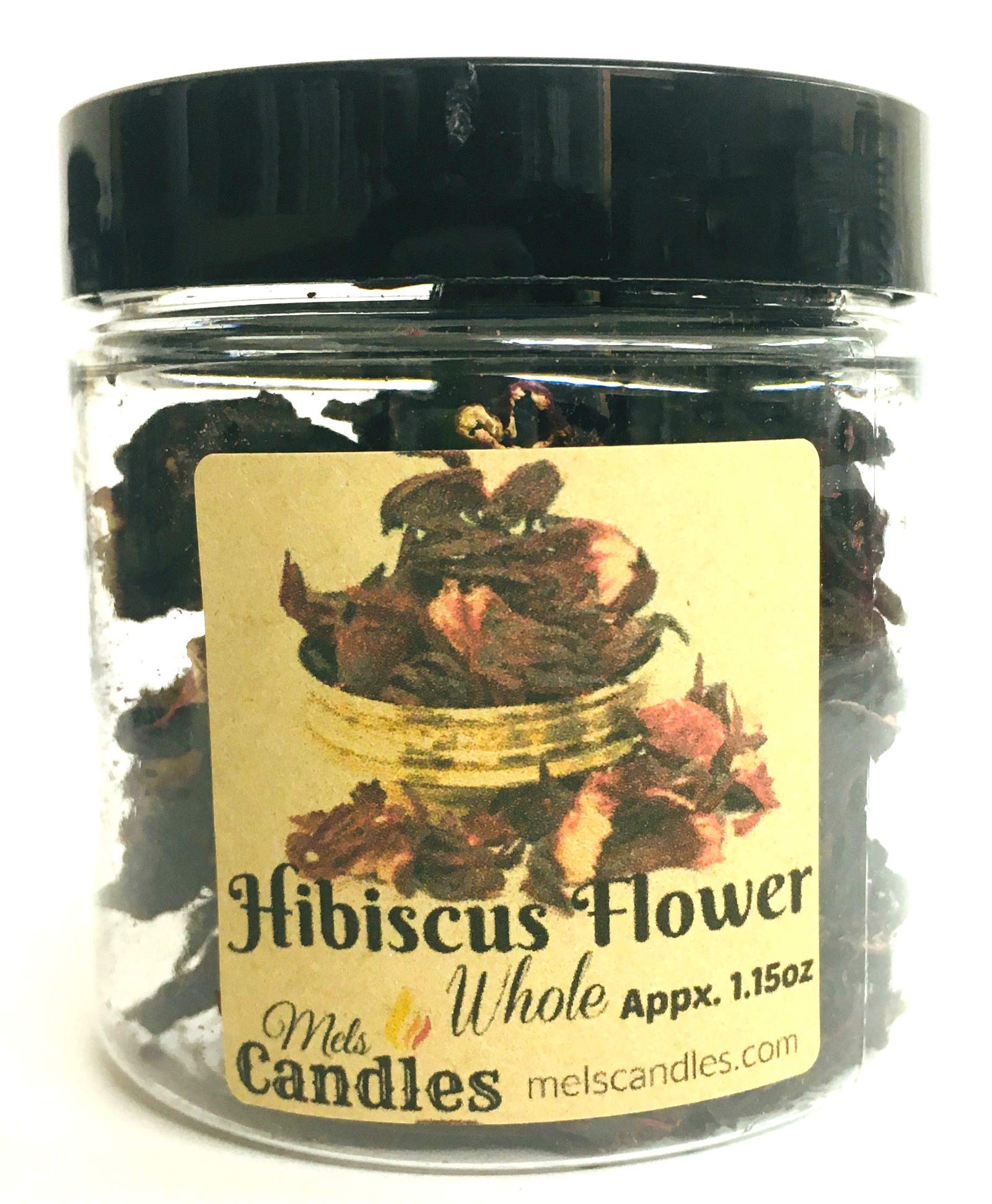 4 Ounce Container of Hibiscus Flowers, Whole (Broken)