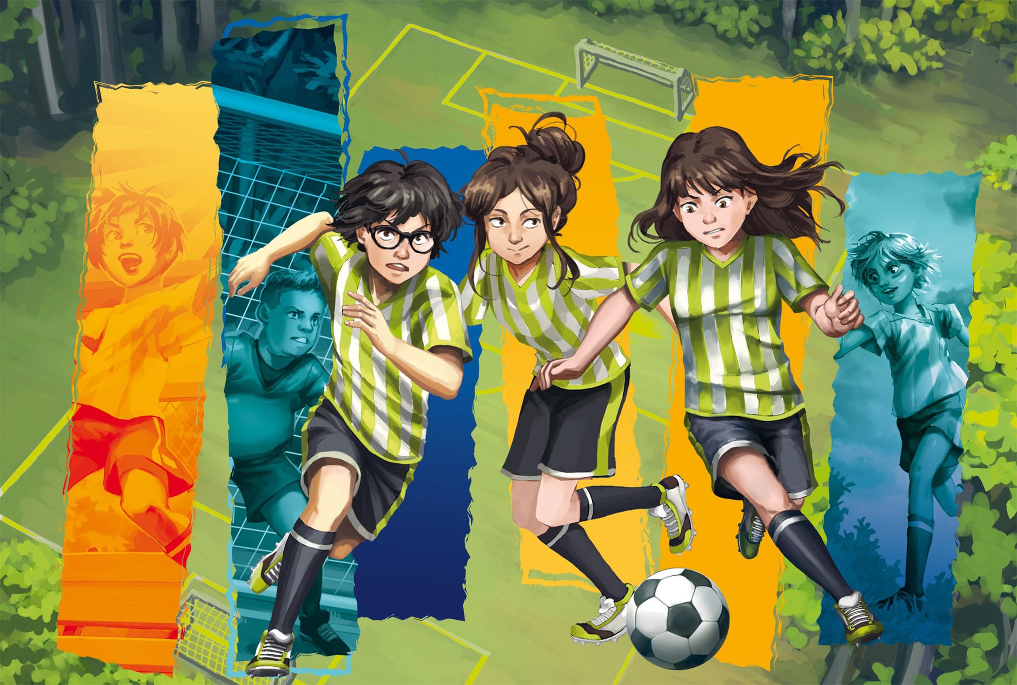 Schmidt Spiele 56597 The Football Gang, The Football Gang Team, 150-piece children's puzzle