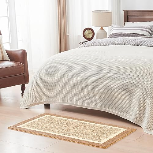 Miniatura 5 de CozeCube Alfombras de baño antideslizantes, alfombrilla de baño absorbente de microfibra esponjosa lavable, alfombras de baño estéticas, alfombrilla