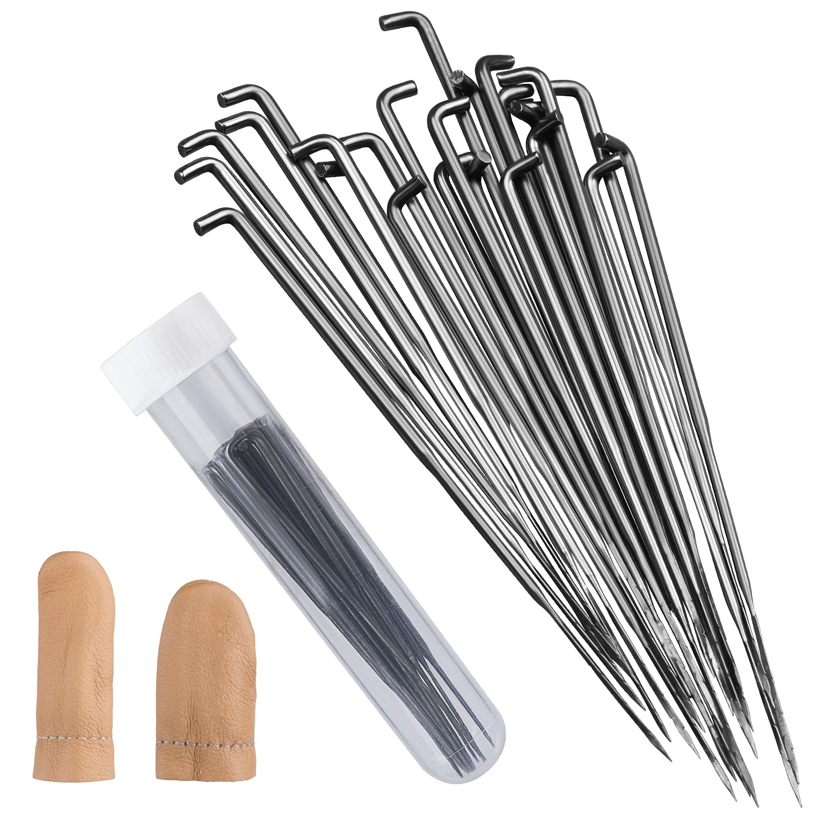 Fadoub Felting Needles, 25PCS Spiral Wool Felting Needles Starter Kit