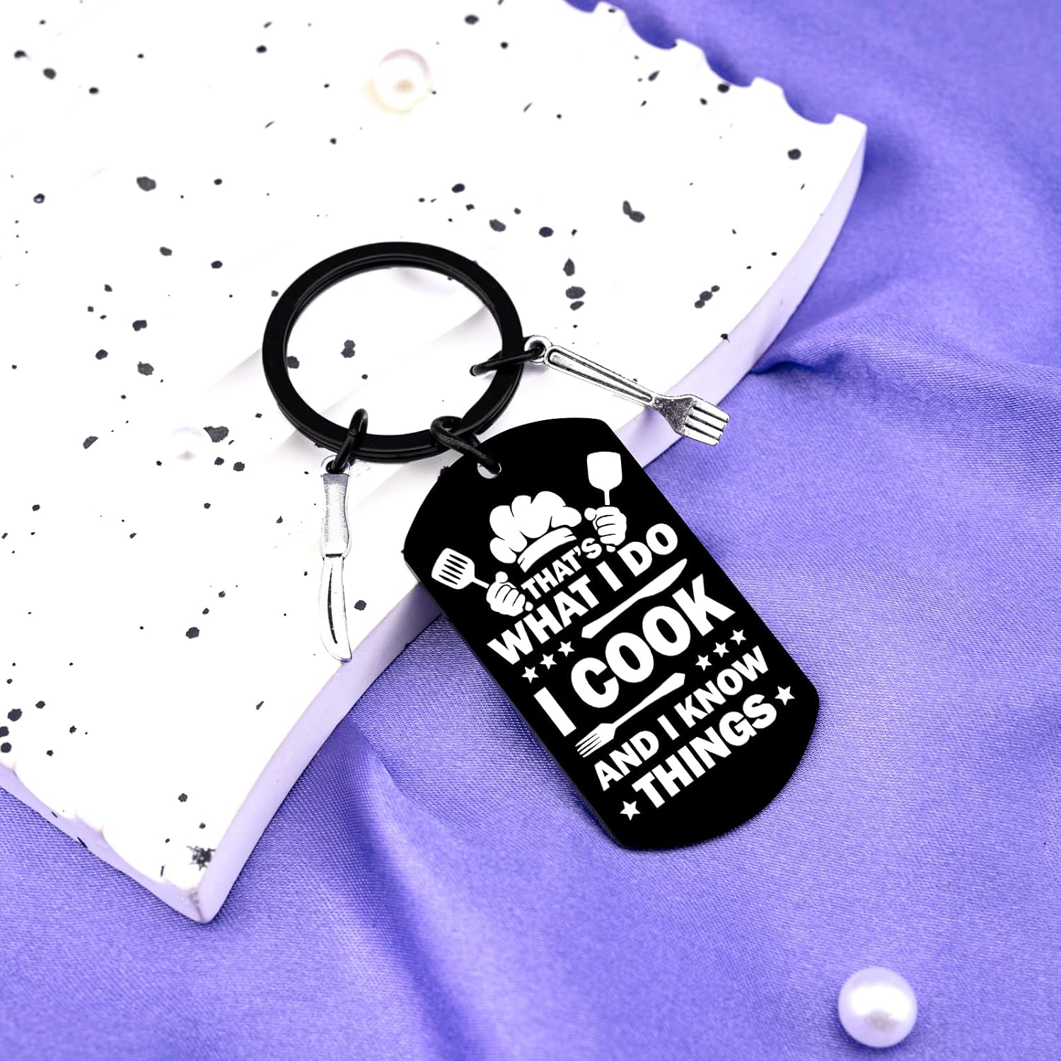 Chef Gifts For Men Unique Gift For Chefs Grilling Men Unique Dad Cooking Gifts For Fathers Day Birthday Cool Chef Cooking Accessories For Men Best Gifts For Men Who Like To Cook Chef Keychain For Men